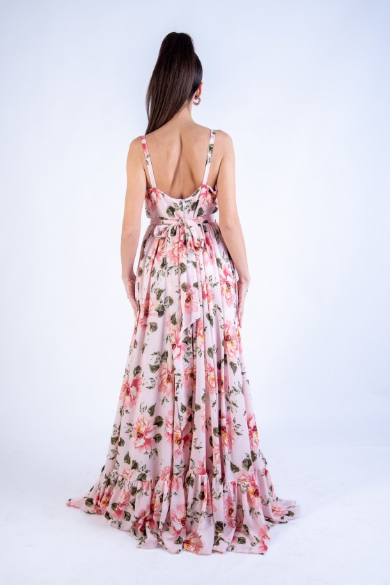 Μακρύ floral φόρεμα