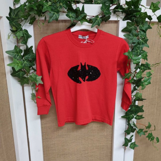 Κόκκινη μπλούζα Batman